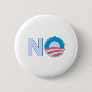 Badge Rond 5 Cm Aucun Obama