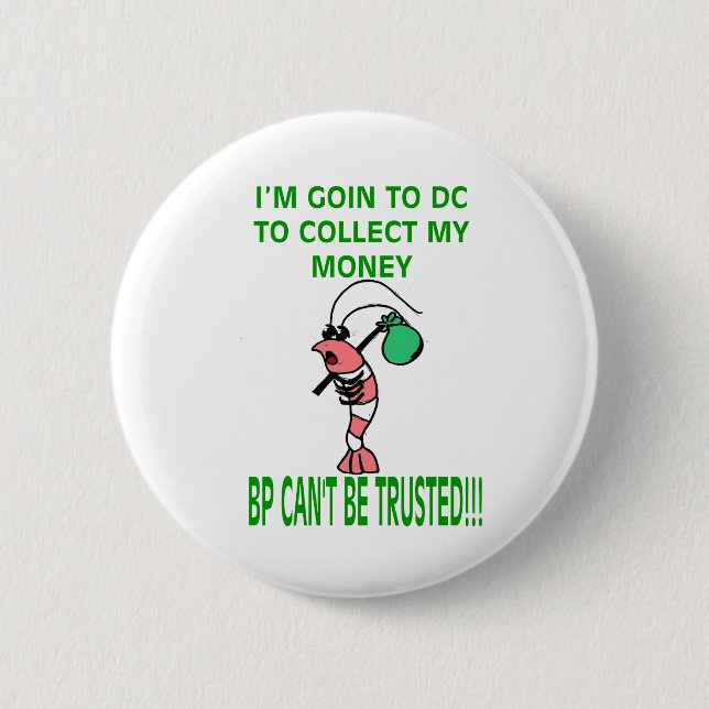 BADGE ROND 5 CM AUCUNE CONFIANCE À BP (Devant)