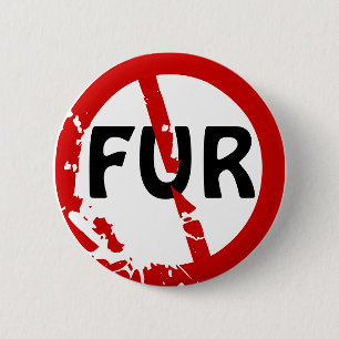 BADGE ROND 5 CM AUCUNE FOURRURE !