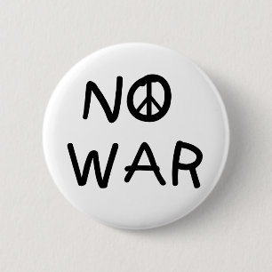 Badge Rond 5 Cm AUCUNE guerre