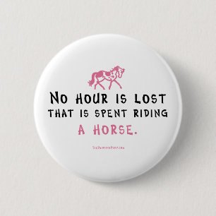 Badge Rond 5 Cm Aucune heure n'est perdue
