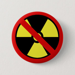 Badge Rond 5 Cm Aucunes armes nucléaires