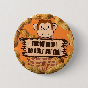Badge Rond 5 Cm Aucuns écrous pour moi