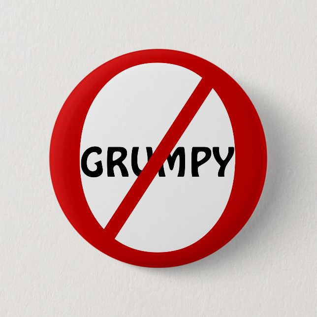 Badge Rond 5 Cm Aucuns grumpys (Devant)