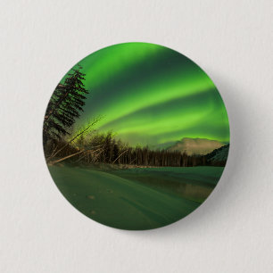 Badge Rond 5 Cm Aurora à bande