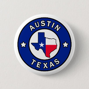 Badge Rond 5 Cm Austin Texas