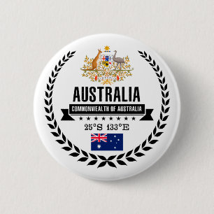 Badge Rond 5 Cm Australie