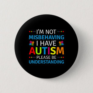 Badge Rond 5 Cm Autism