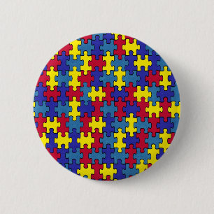 Badge Rond 5 Cm Autisme