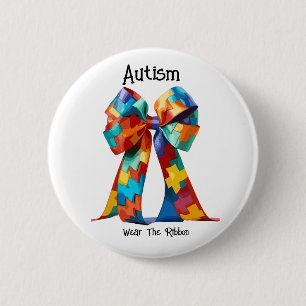 Badge Rond 5 Cm Autisme