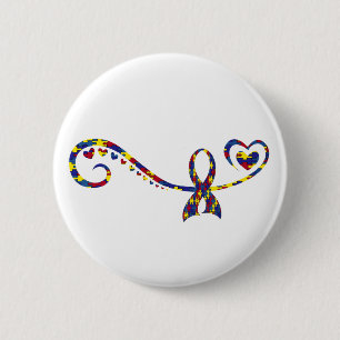 Badge Rond 5 Cm Autisme