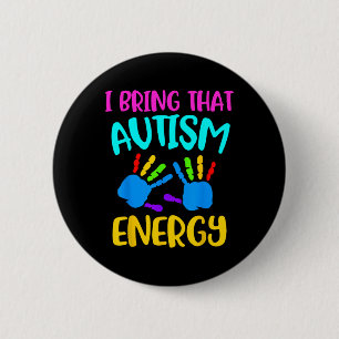 Badge Rond 5 Cm Autisme Enfants Ausome Enfants Autistique Sensibil