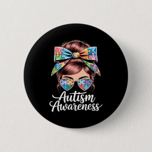 Badge Rond 5 Cm Autisme sensibilisation autiste 