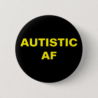 Badge Rond 5 Cm Autiste AF Autisme Neurodiversity Pride
