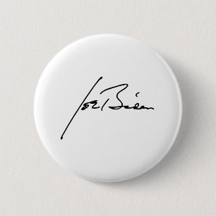 Badge Rond 5 Cm Auto-graphe JOE BIDEN