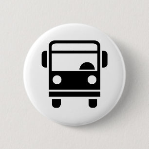 Badge Rond 5 Cm Autobus