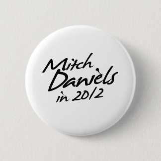 Badge Rond 5 Cm Autographe de MITCH DANIELS 2012