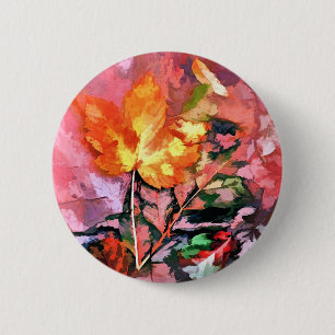 BADGE ROND 5 CM AUTOMNE