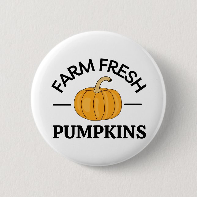 Badge Rond 5 Cm Automne citrouille Automne (Devant)