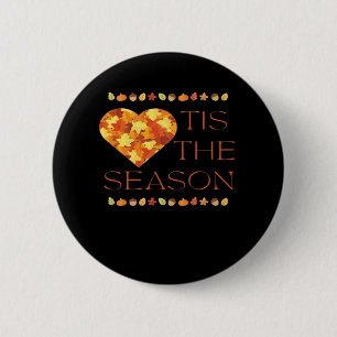 Badge Rond 5 Cm Automne Feuilles mignonnes Automne Graphique Thank