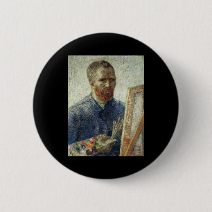 Badge Rond 5 Cm Autoportrait devant le chevalet