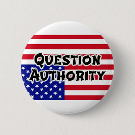 Badge Rond 5 Cm Autorité des questions