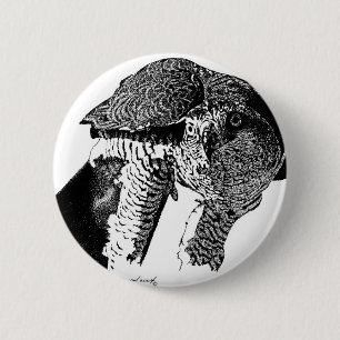 Badge Rond 5 Cm Autour du nord
