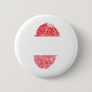 Badge Rond 5 Cm Autriche Drapeau Empreinte Pays Fierté Identité