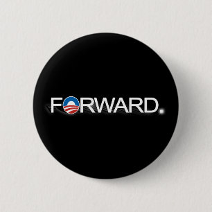 Badge Rond 5 Cm Avancer pour Obama 2012