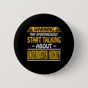 Badge Rond 5 Cm Avertissement peut démarrer spontanément parler de