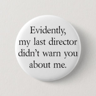 Badge Rond 5 Cm Avertissez au sujet de moi