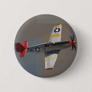 Badge Rond 5 Cm Aviateurs de Tuskegee