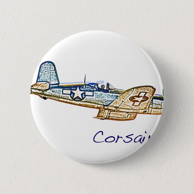 Badge Rond 5 Cm Avions Convair de la guerre mondiale 2 (Devant)