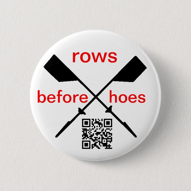 Badge Rond 5 Cm Aviron (Devant)