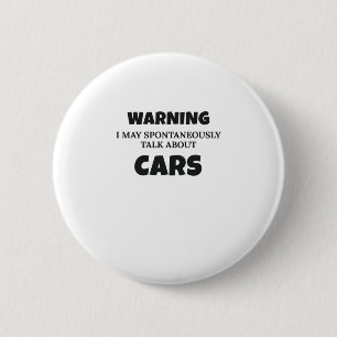Badge Rond 5 Cm Avis Cadeau Pour Les Amateurs De Voiture Peut Parl