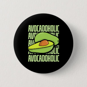 Badge Rond 5 Cm Avocado Fruit Food