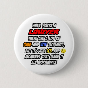 Badge Rond 5 Cm Avocat .. OMG WTF LOL