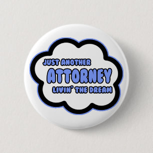 Badge Rond 5 Cm Avocat... Vivre le rêve
