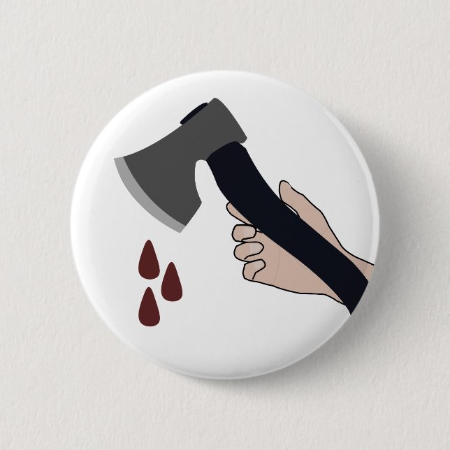 Badge Rond 5 Cm Ax alternatif (Devant)