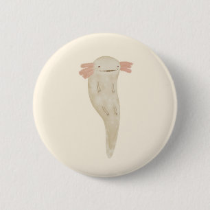 Badge Rond 5 Cm Axolotl flottant