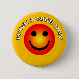 BADGE ROND 5 CM AYEZ UN BEAU JOUR