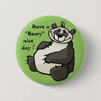 Badge Rond 5 Cm Ayez un beau jour beary