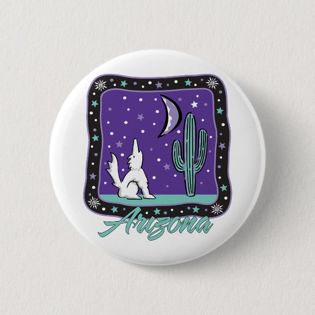 Badge Rond 5 Cm AZ-Coyote (Devant)