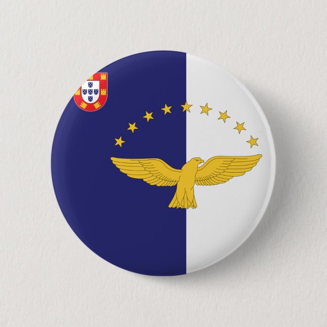 Badge Rond 5 Cm azores (Devant)