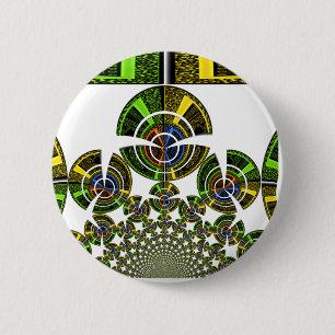 Badge Rond 5 Cm Aztèque