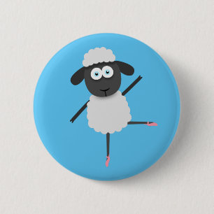 Badge Rond 5 Cm Baaa llerina