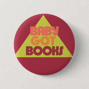 Badge Rond 5 Cm Baby a des livres