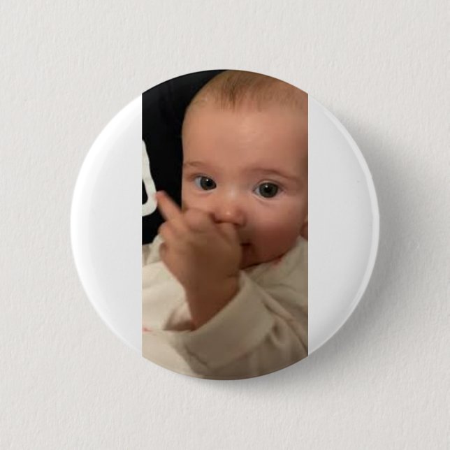 Badge Rond 5 Cm baby lamp (Devant)