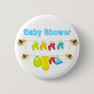 Badge Rond 5 Cm Baby shower