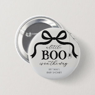 Badge Rond 5 Cm Baby Shower Halloween Petit Boo